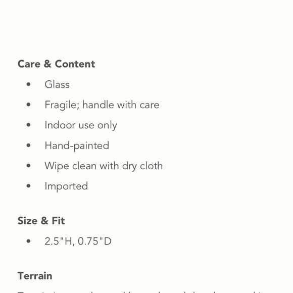 Anthropologie Holiday AnthroLiving Home Christmas Measuring Cup Glass Ornament - Picture 6 of 6